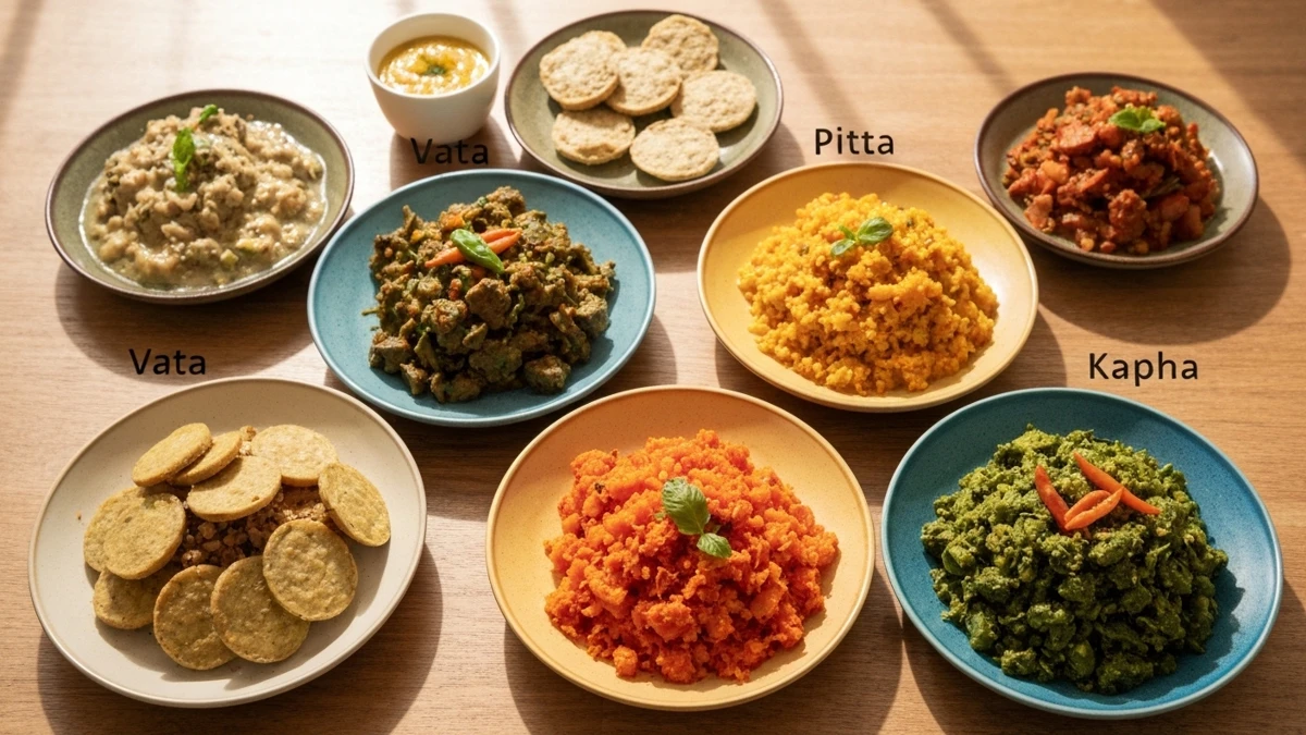 आयुर्वेदिक डाइट: दोषों के अनुसार भोजन