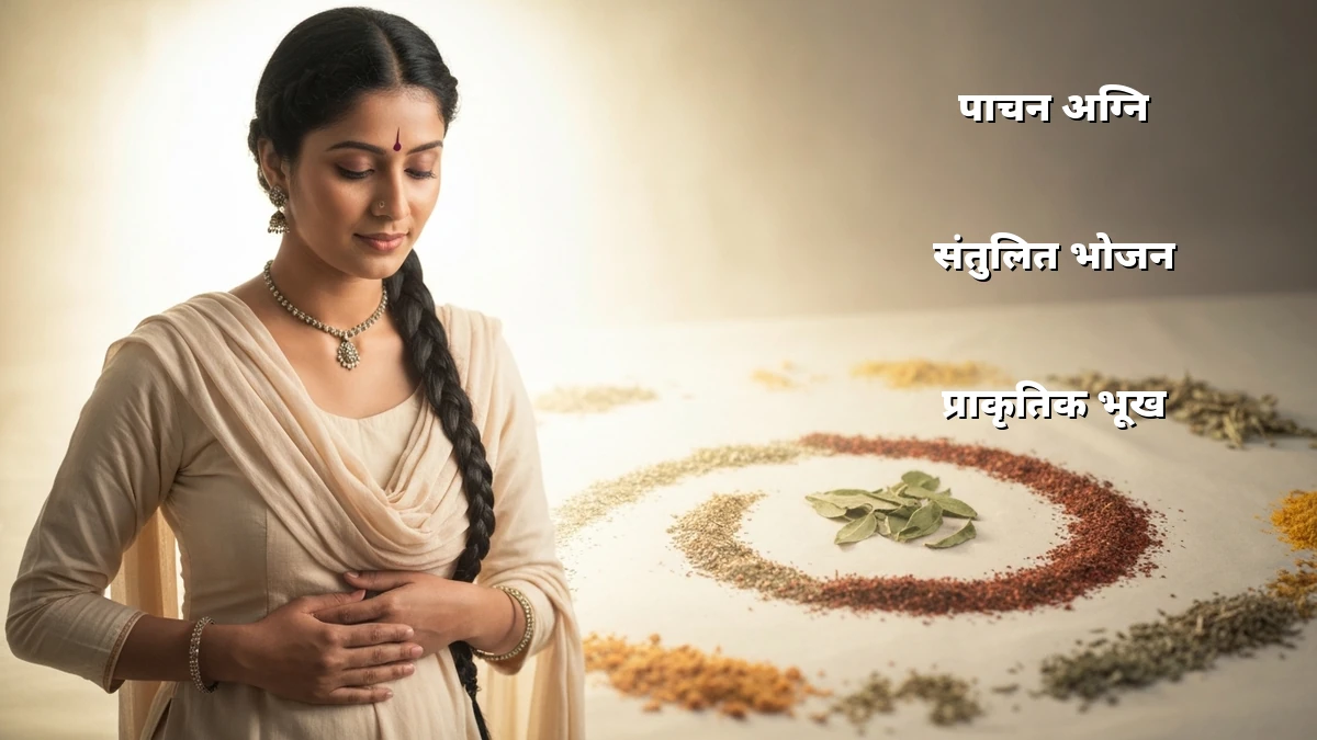 भूख के अनुसार खाएं: आयुर्वेदिक वजन घटाएं