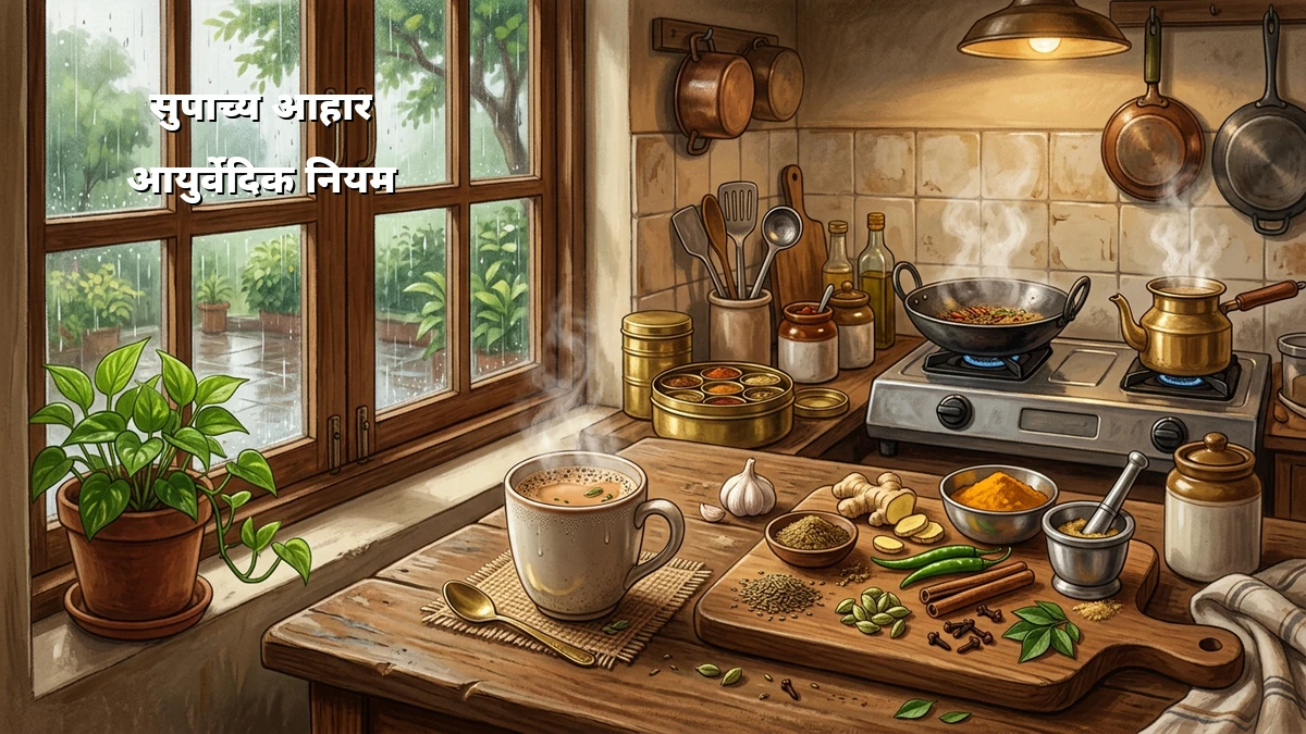 वर्षा ऋतु में शुरुआती लोगों के लिए सुपाच्य आयुर्वेदिक आहार से वजन घटाने के नियम