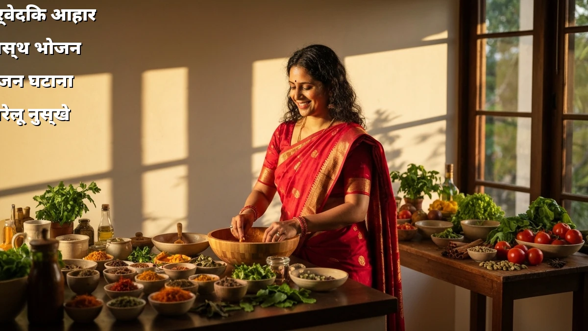 आयुर्वेदिक आहार: व्यस्त महिलाओं के लिए वजन घटाने के नियम