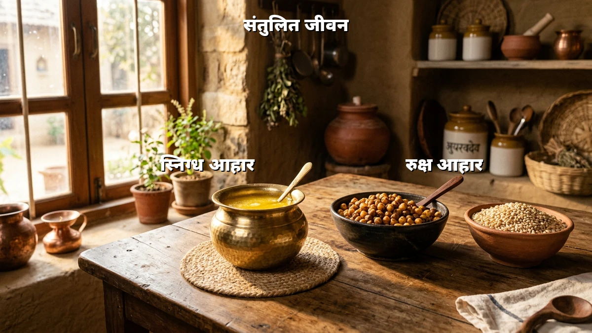 शुरुआती लोगों के लिए स्निग्ध और रुक्ष आहार से आसानी से वजन घटाने के नियम