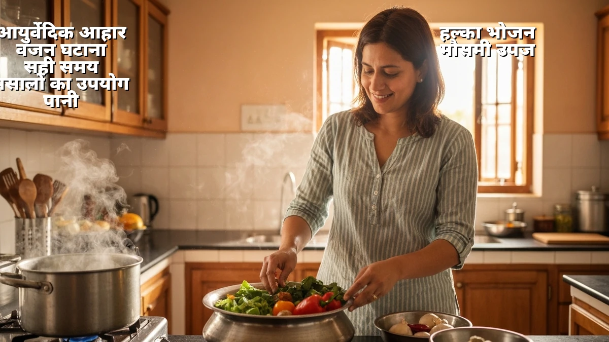 आयुर्वेदिक आहार: रसोई में कम समय में वजन घटाने के 5 सरल नियम