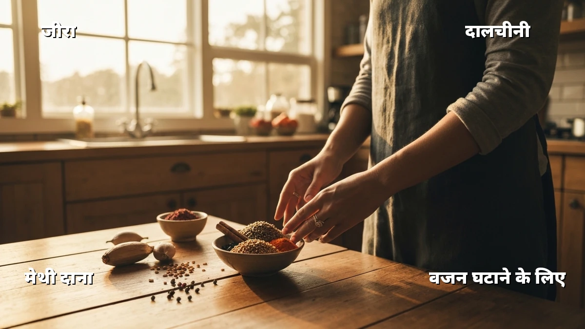 व्यस्त गृहिणियों के लिए: हर दिन 3 आसान आयुर्वेदिक जड़ी-बूटियों और मसालों से वजन घटाएं