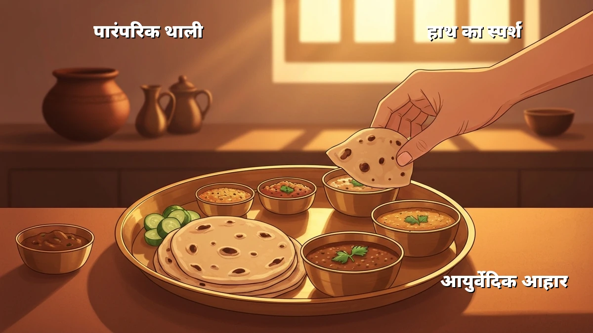 हाथ से खाने का आयुर्वेदिक नियम और आसानी से वजन घटाने का तरीका
